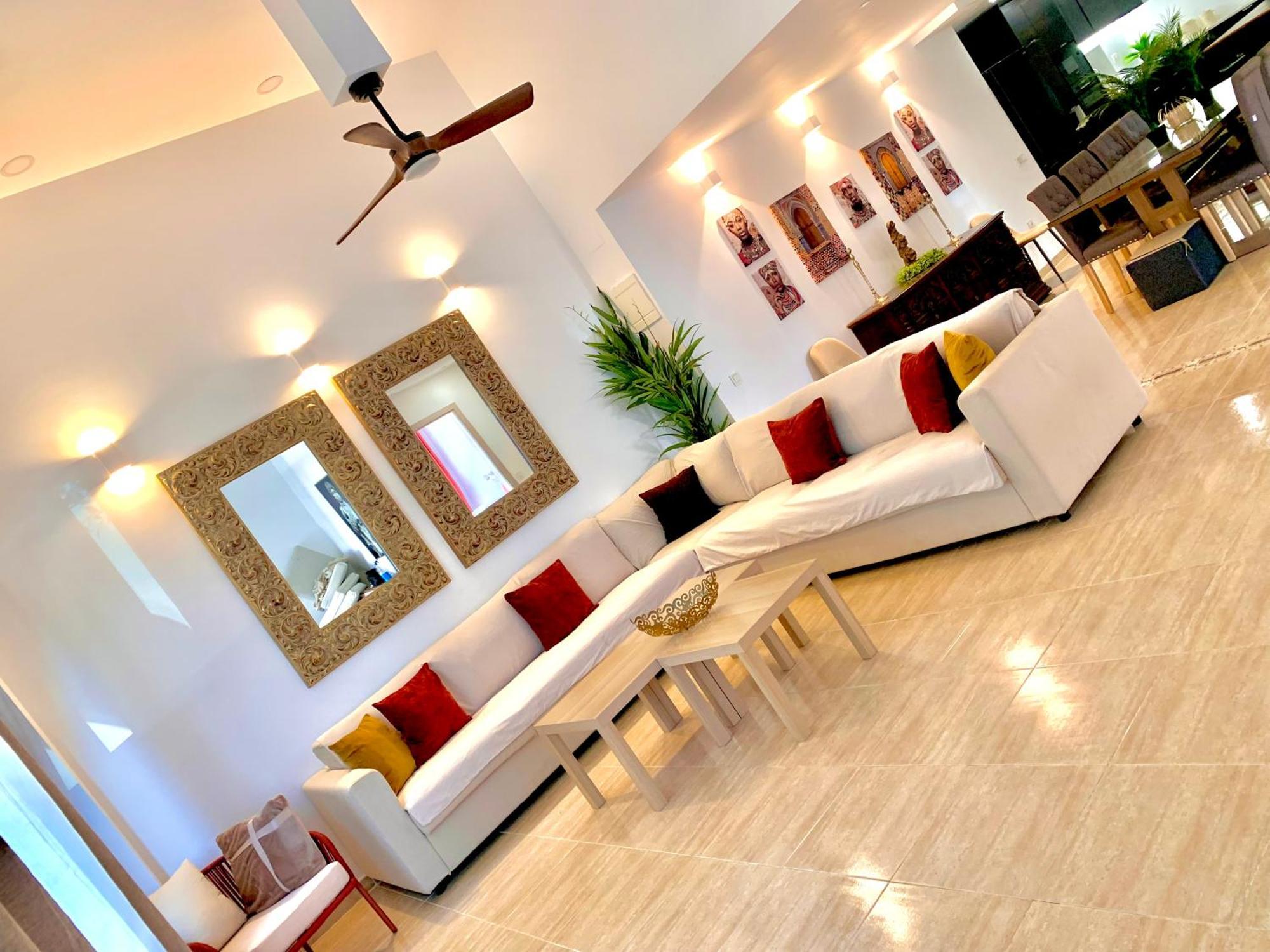Amplia Vivienda New Para12 Pers A 4 Min Caminando De Playa Con Terraza, Piscina Com, Wifi, Ventiladores De Techo, Lavavajillas Рокетас-де-Мар Екстер'єр фото